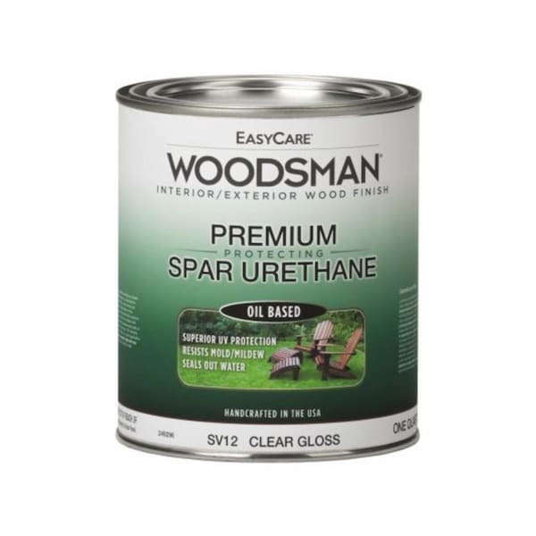 Gourmetgalley 1 qt. Woodsman Indoor & Outdoor Spar Urethane Clear Gloss GO3848583 - main